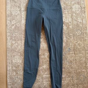 Lululemon Super High Rise Align Leggings, Graphite Gray, size 8